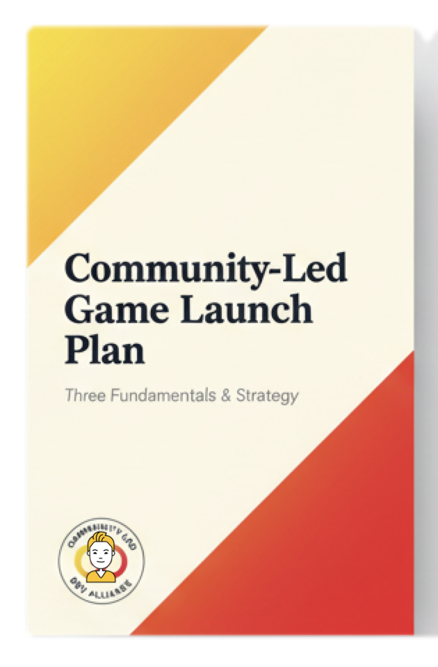 Community-Led Game Launch Plan eBook Cover